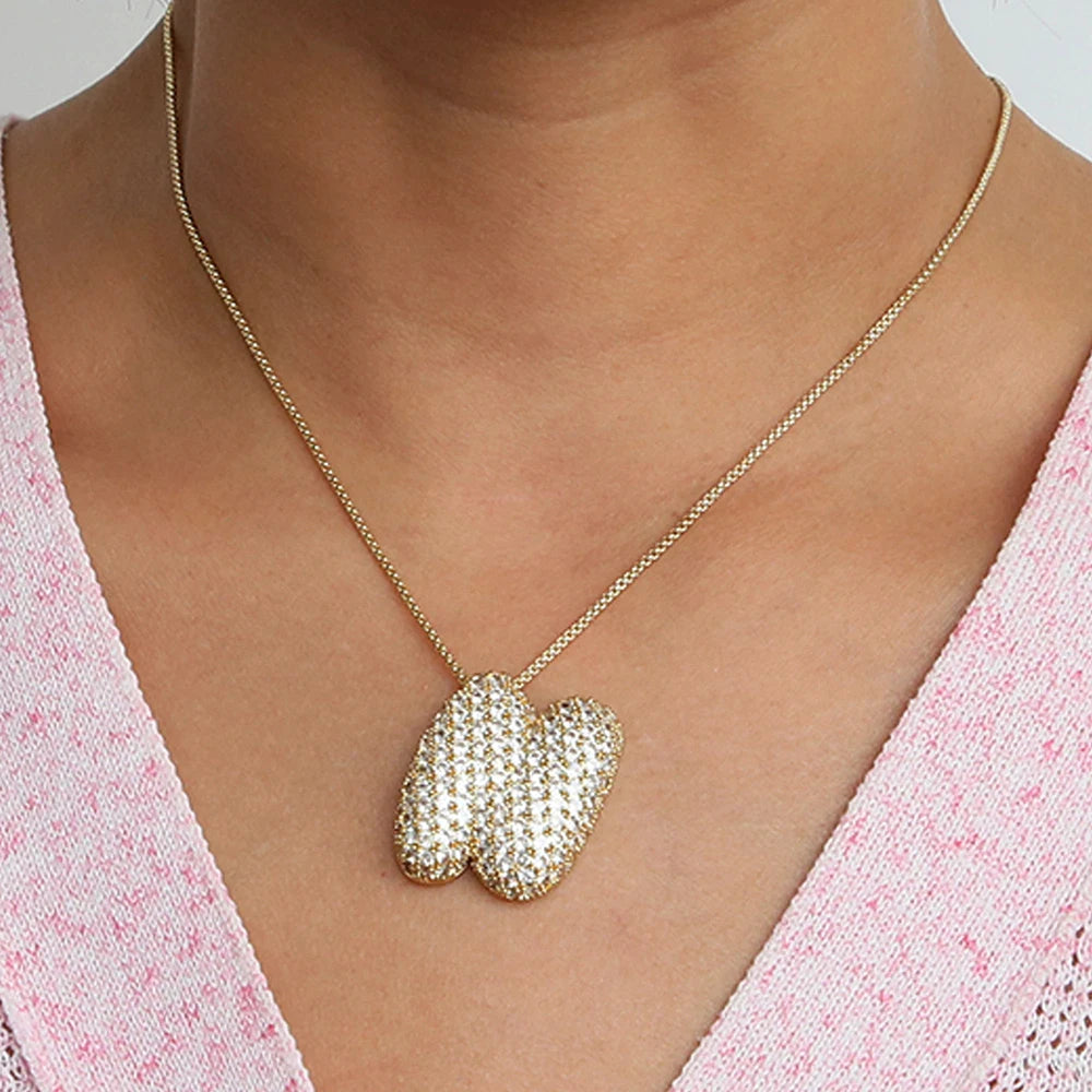 Collier initiales dorées