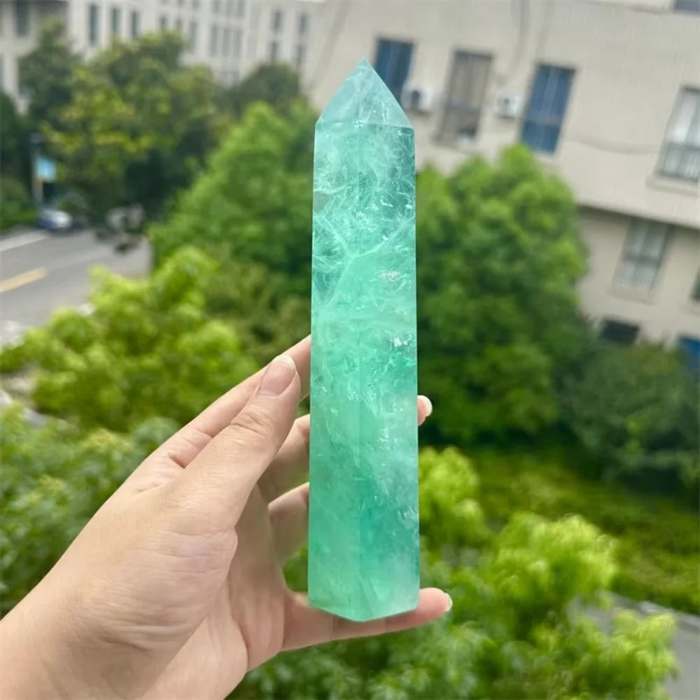 Pierre de guérison en cristal de fluorite
