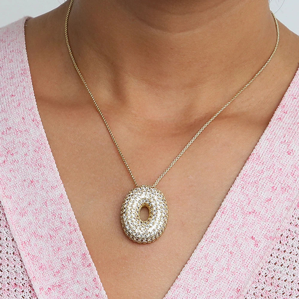 Collier initiales dorées