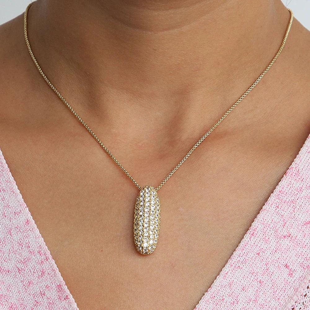 Collier initiales dorées