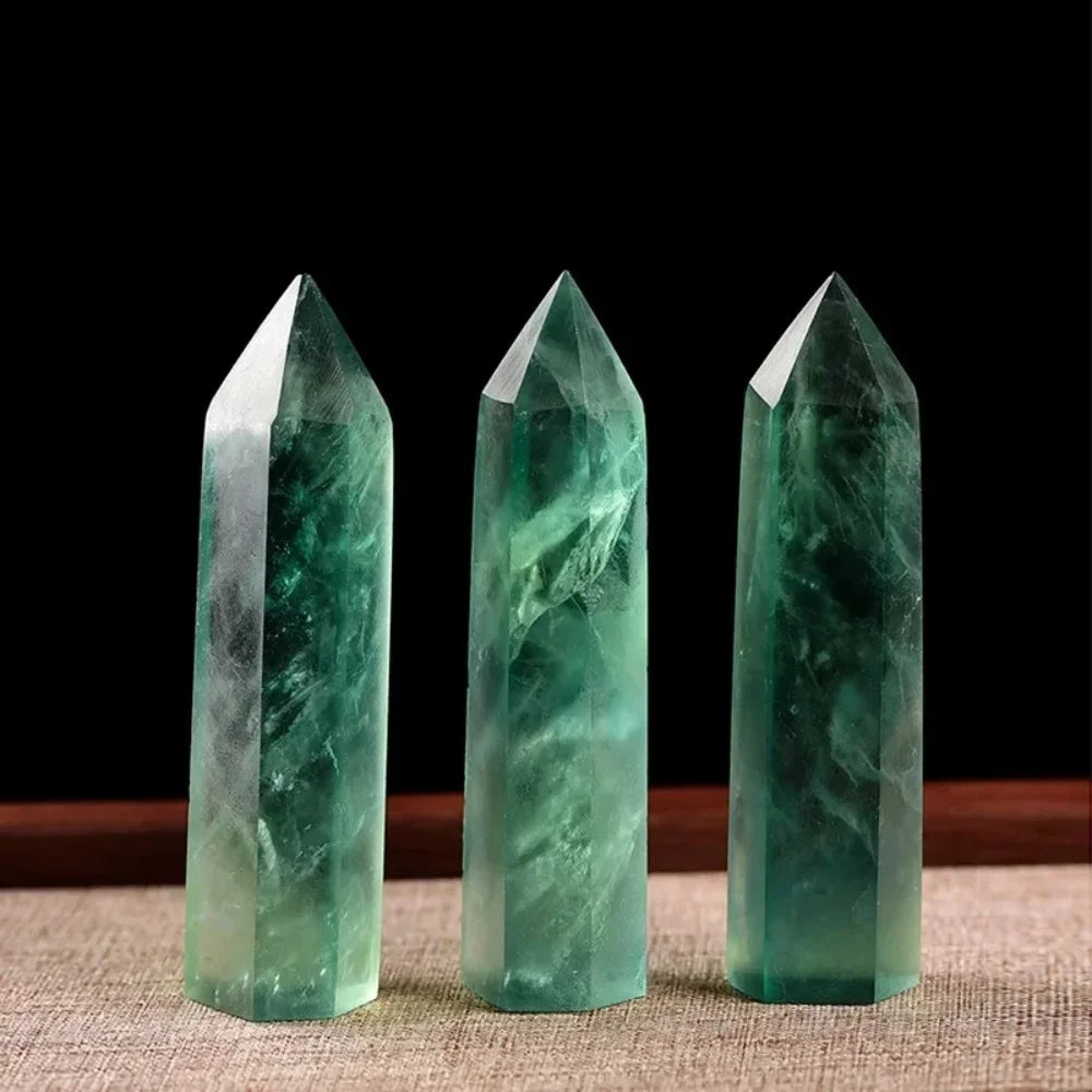 Pierre de guérison en cristal de fluorite