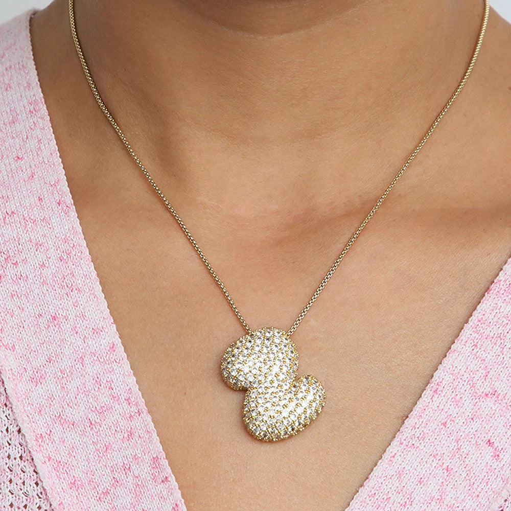 Collier initiales dorées
